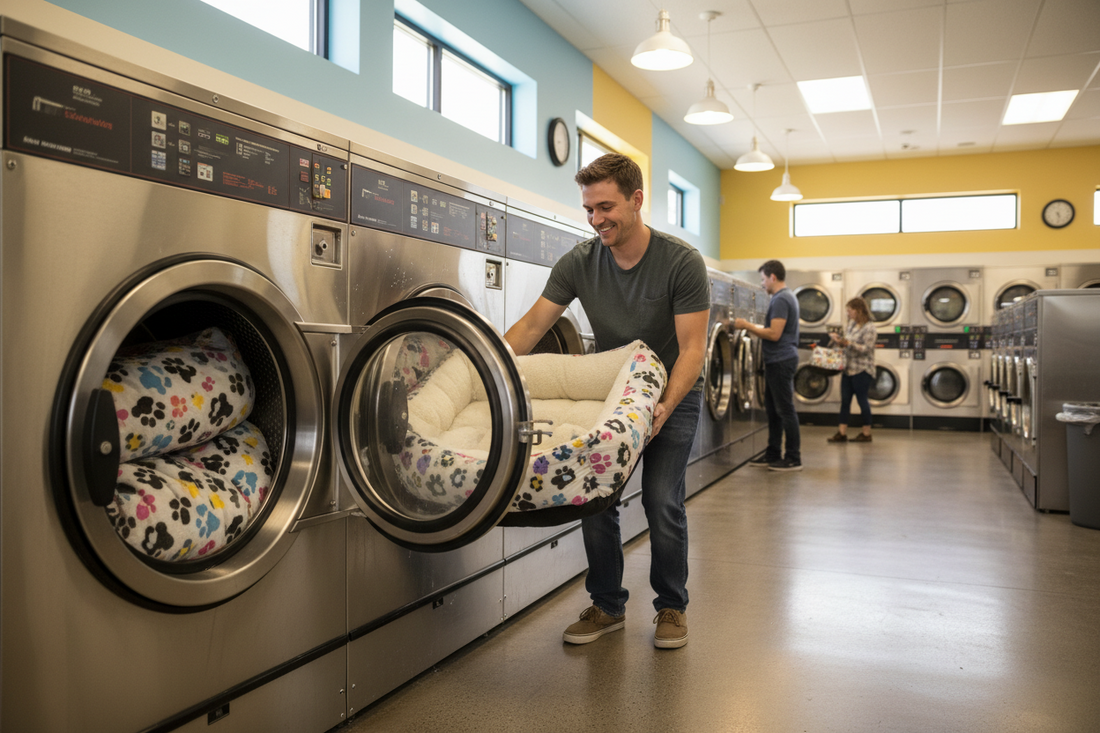 Can You Wash Dog Beds at a Laundromat?