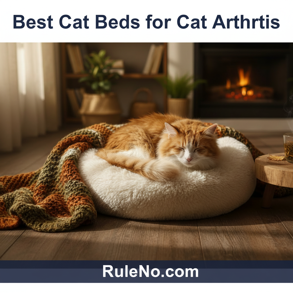 Best Cat Beds for Cat Arthritis with RuleNo.com footer