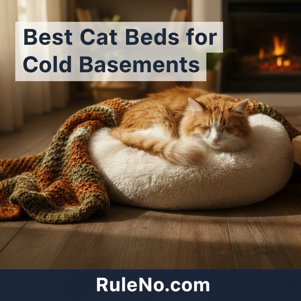 Best Cat Beds for Cold Basements with RuleNo.com footer
