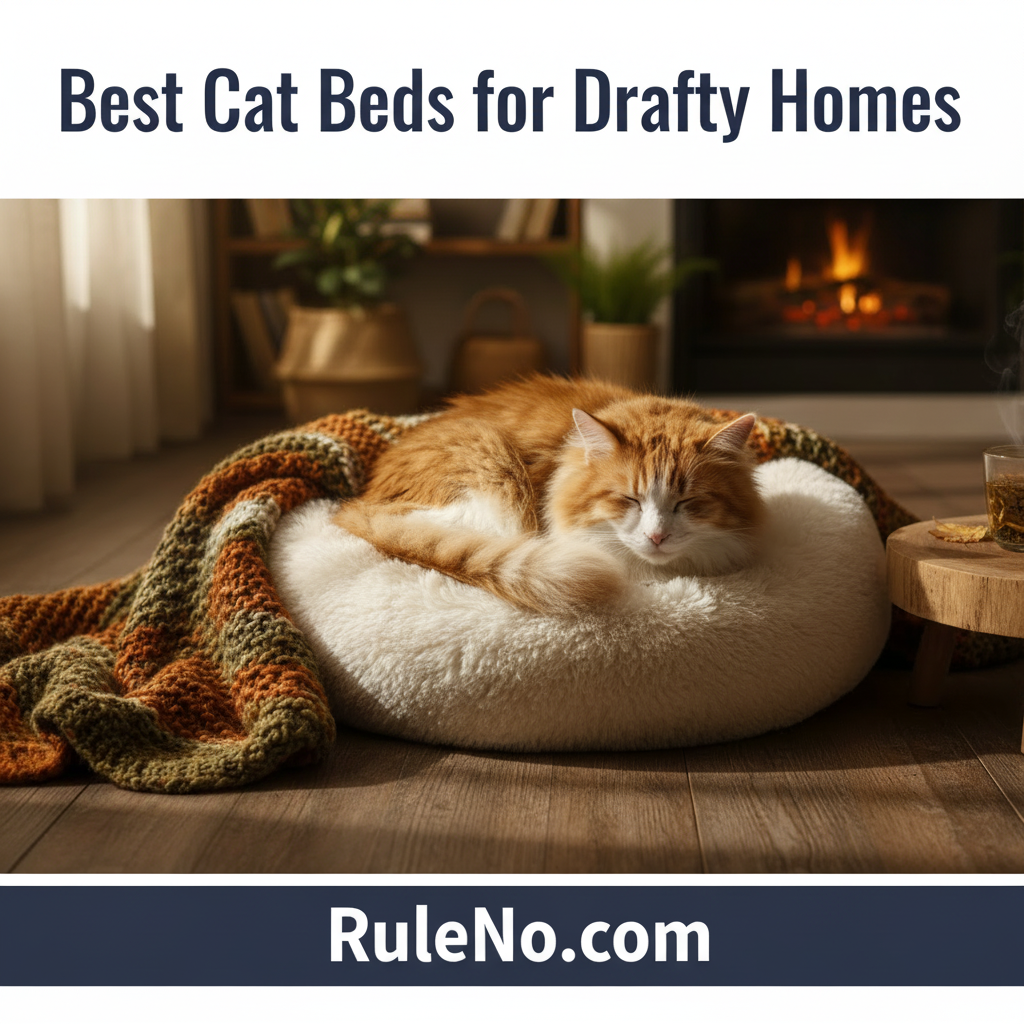 Best Cat Beds for Drafty Homes with RuleNo.com footer