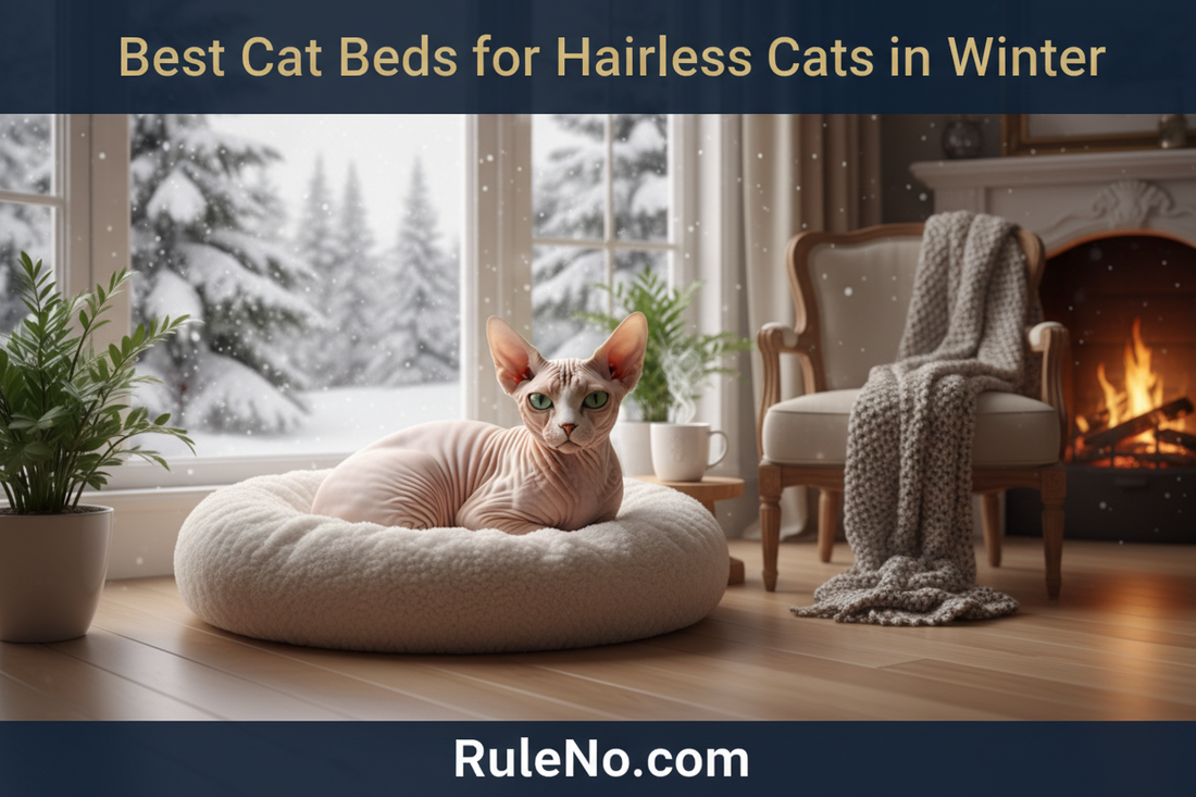 Best Cat Beds for Hairless Cats in Winter with RuleNo.com footer