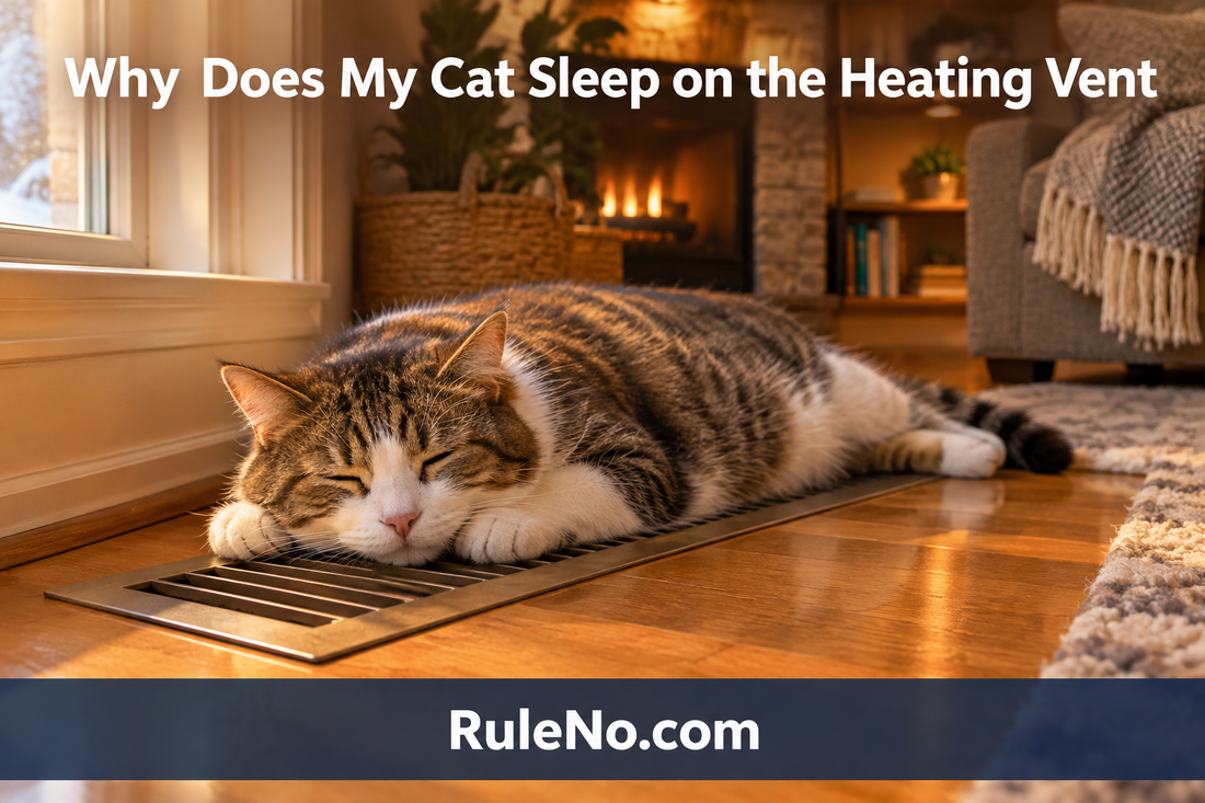 Why Does My Cat Sleep on the Heating Vent featured banner