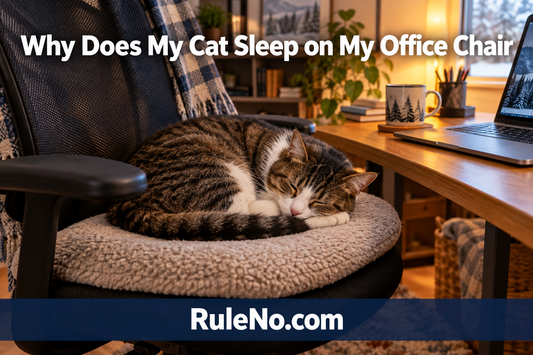 Why Does My Cat Sleep on My Office Chair featured banner