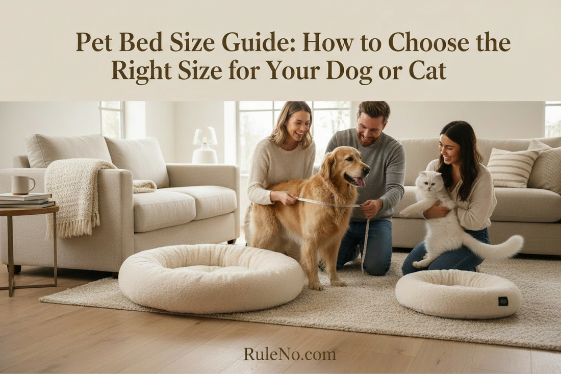 Pet Bed Size Guide: How to Choose the Right Size for Your Dog or Cat